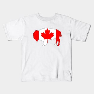 Canada Bison Kids T-Shirt